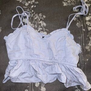 Cotton Candy LA Lavender Ruffled Tank Size Medium
